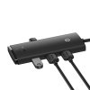 Rozbočovač Baseus Lite 4v1 USB-C na 4x USB 3.0 + USB-C, 25 cm (čierny)