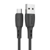 Kábel USB na micro USB VFAN Racing X05, 3A, 1 m (čierny)