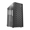 Počítačová skriňa Darkflash DK351 (čierna) + 4 RGB ventilátory