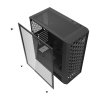 Počítačová skriňa Darkflash DK351 (čierna) + 4 RGB ventilátory