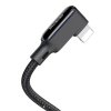 Kábel USB na Lightning, Mcdodo CA-7300, uhlový, 1,8 m (čierny)