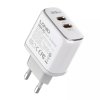 LDNIO A2528M 2USB-C sieťová nabíjačka pre Apple + USB-C - Lightning kábel