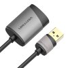 Externá zvuková karta USB Vention CDKHB, TRS 3,5 mm, 0,15 m (sivá)