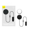 Magnetický držiak telefónu do auta Baseus CW01 s nabíjačkou USB-A, 15W + 25W (čierny)