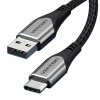 Kábel USB 2.0 A na USB-C Vention CODHD 3A, 0,5 m (sivý)