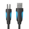 Kábel USB-A 2.0 na USB-B pre tlačiarne Vention VAS-A16-B100, 1 m (čierny)