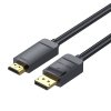 Kábel DisplayPort 1.2 na HDMI 1.4 Vention HAGBH 2 m, 4K 30 Hz (čierny)