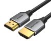 Ultra tenký kábel HDMI Vention ALEHD 4K 60Hz, 0,5 m (sivý)