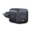 Univerzálna sieťová nabíjačka Budi 328E USB + USB-C, 18 W + adaptéry EÚ/UK/USA (biela)