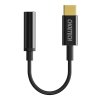 Choetech AUX003 Adaptér USB-C na 3,5 mm audio jack (čierny)