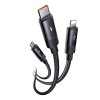 Kábel 3 v 1 USB na USB-C / Lightning / Micro USB, Mcdodo CA-5790, 3,5 A, 1,2 m (čierny)