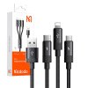 Kábel 3 v 1 USB na USB-C / Lightning / Micro USB, Mcdodo CA-5790, 3,5 A, 1,2 m (čierny)