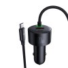 Nabíjačka do auta Mcdodo CC-0370, USB-C, Lightning, 120 W, navíjacie káble