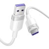Kábel USB 2.0 A na USB-C 6A Vention CTOWH 2M (biely)