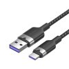 Kábel USB 2.0 A na USB-C 6A Vention CTOBH 2M (čierny)