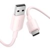 Kábel USB 2.0 A na USB-C 3A Vention CTQPH 2M (ružový)