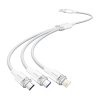 Kábel USB 2.0 A na 3v1 6A Vention CTRWG 1,5 m (biely)