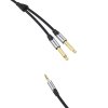 Audio kábel mini jack 3,5 mm na 2x jack 6,35 mm samec Vention BARHK 8 m