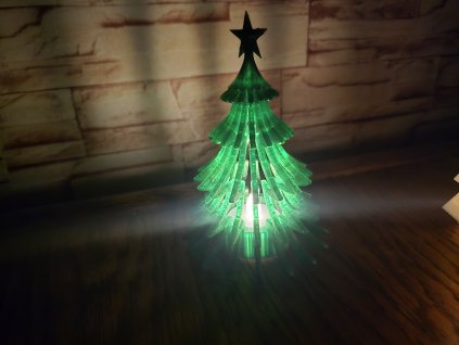 Karácsonyi teamécses tartó dísz (karácsonyfa)