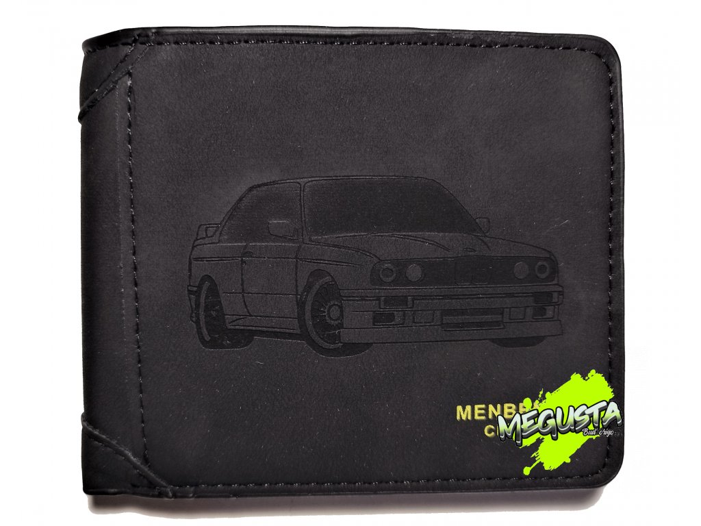 Pánská černá peněženka BMW E30