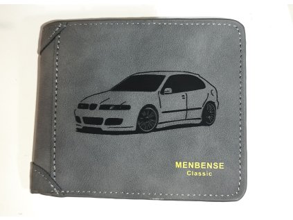 Pánská tmavě šedá peněženka Seat Leon