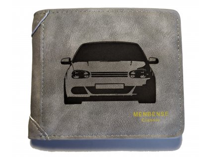 Pánska světle šedá peněženka VW Golf IV