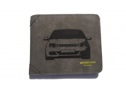 Pánská tmavě šedá peněženka VW Golf IV