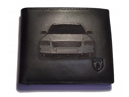 Pánská černá kožená peněženka VW Passat