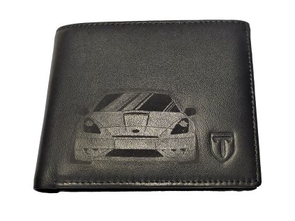Pánská černá kožená peněženka Toyota Celica