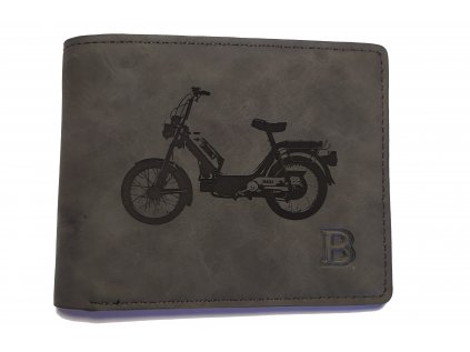 3382 3 cerna mala penezenka z eko kuze s motivem babetty