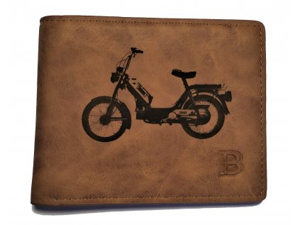 3385 3 hneda mala penezenka z eko kuze s motivem babety