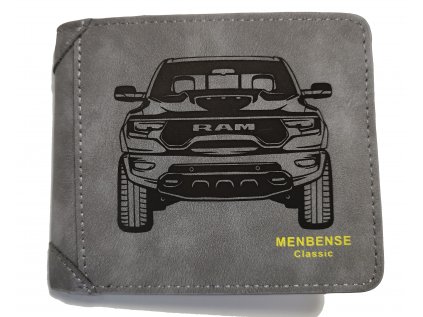 Pánská tmavě šedá peněženka Dodge RAM