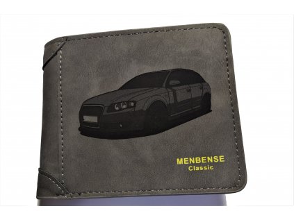 Pánská tmavě šedá peněženka Audi A4 B7