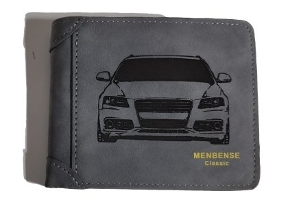 Pánská tmavě šedá peněženka Audi A4 B8