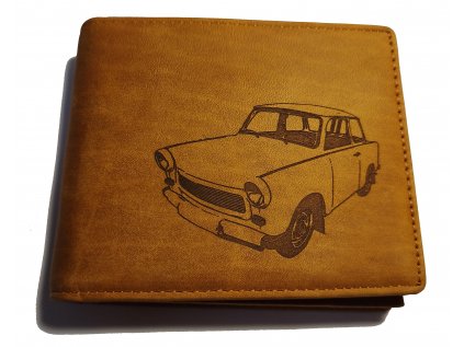 Pánská kožená peněženka Trabant s velkým mincovníkem