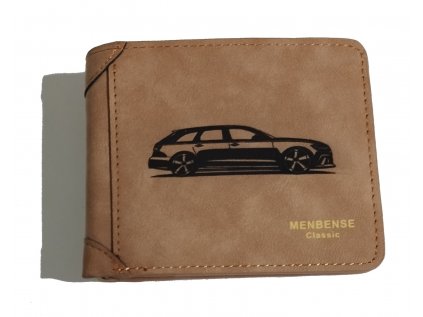 Pánská hnědá peněženka Audi A6 4G