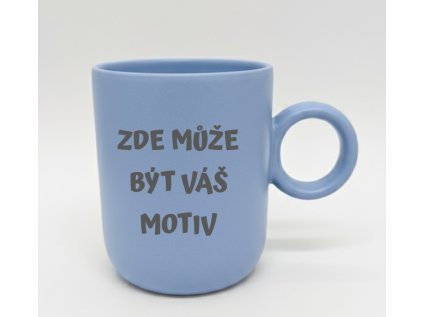 Hrnek s vlastním motivem modrý