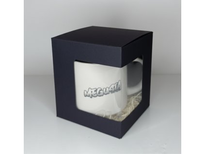 Dárková krabička pro hrnek s okénkem