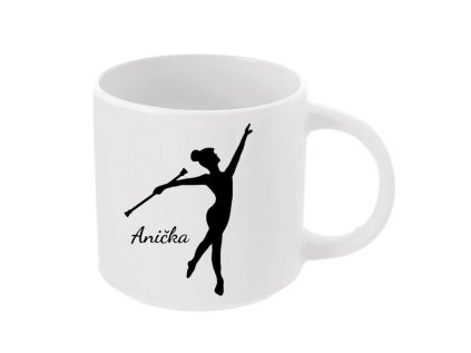 Hrnek pro mažoretku s vlastním jménem/název svého klubu