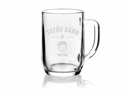Půllitr „Tátův gang“ – vlastní jména dětí