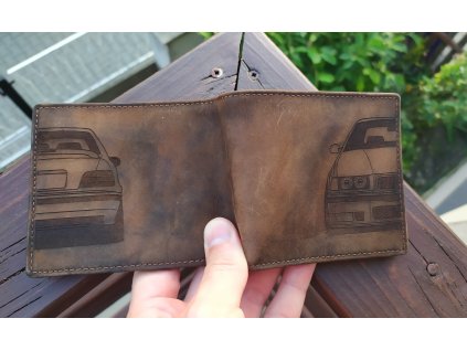 Pánská kožená peněženka s velkým mincovníkem BMW E36