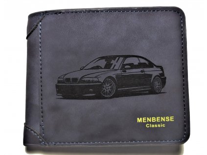 Pánská modrá peněženka BMW E46 coupe