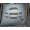Pánská černá kožená peněženka Audi A5