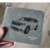 Pánská tmavě šedá peněženka Dodge Durango