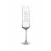 Sklenice na sekt s gravírováním vlastního motivu – 200 ml