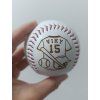 Baseballový míček - Logo + Jméno a číslo