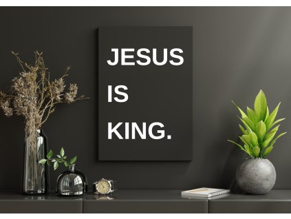JESUS IS KING vászonkép