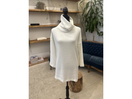 Viskózový rolák bílý / vel.S-M