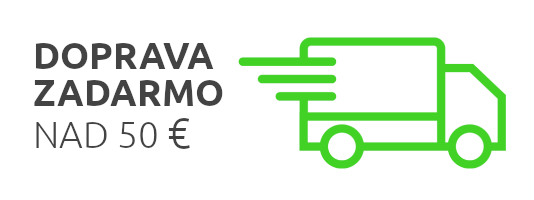 Doprava pri objednávke nad 50€ je Zadarmo