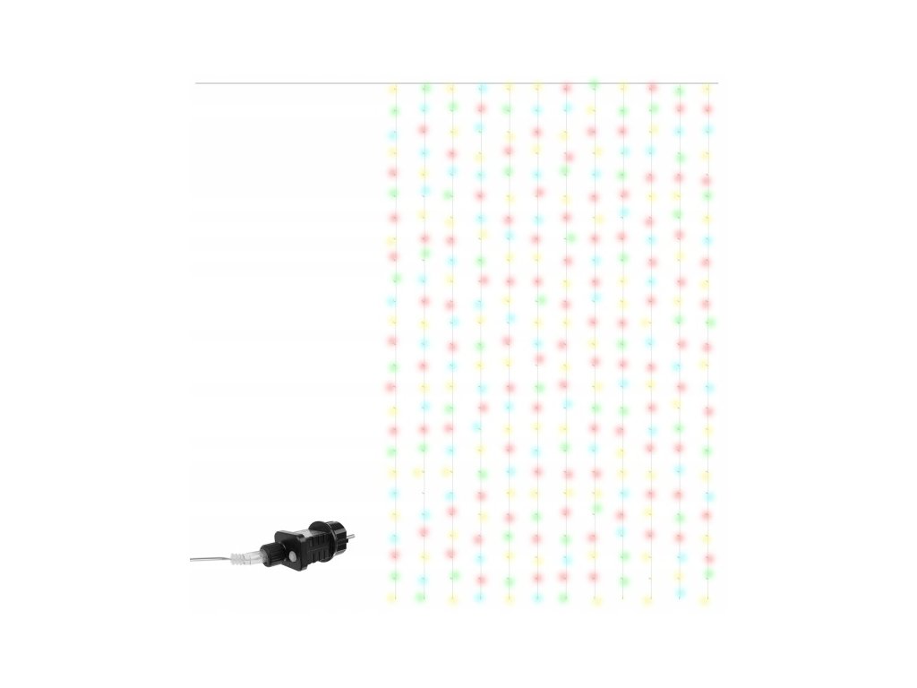 ISO 11331 Světelný závěs 300 LED multicolor